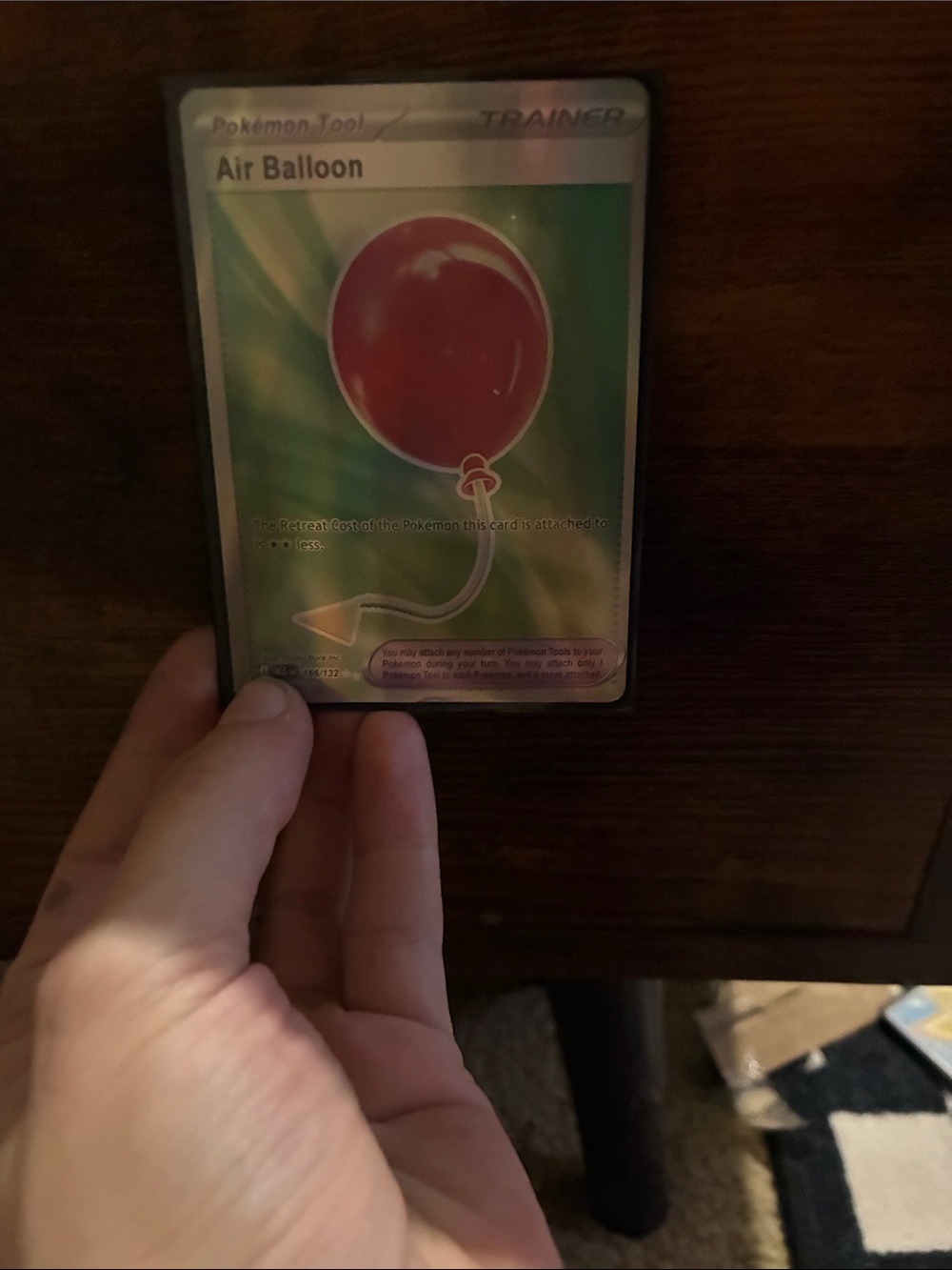 Air Balloon Trainer Card - Red Balloon